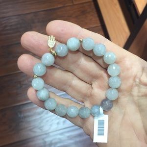 Labradorite stones bracelet